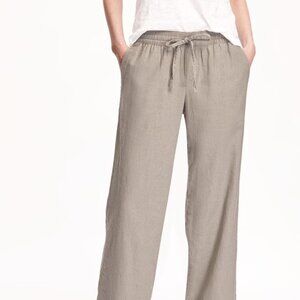 Mid-Rise Linen-Blend Pants for Women - Regular length - Old Navy